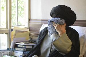 دیدار مدیرعامل رسا با پدر شهید حجت الاسلام والمسلمین محمدعلی آل هاشم امام جمعه تبریز