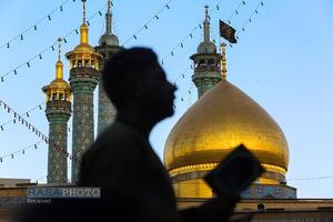 مراسم قرائت دعای عرفه در حرم حضرت معصومه (س)