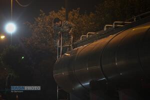 ایست بازرسی شبانه بسیج در قم