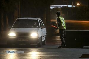 ایست بازرسی شبانه بسیج در قم