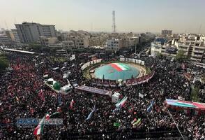 تشییع با شکوه و میلیونی شهدای اقتدار ملی در تهران