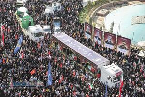 تشییع با شکوه و میلیونی شهدای اقتدار ملی در تهران