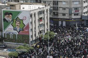 تشییع با شکوه و میلیونی شهدای اقتدار ملی در تهران