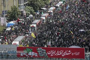 تشییع با شکوه و میلیونی شهدای اقتدار ملی در تهران