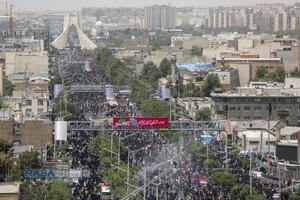 تشییع با شکوه و میلیونی شهدای اقتدار ملی در تهران