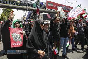 تشییع با شکوه و میلیونی شهدای اقتدار ملی در تهران