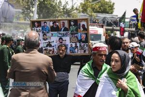 تشییع با شکوه و میلیونی شهدای اقتدار ملی در تهران