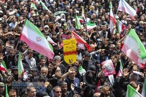 تشییع با شکوه و میلیونی شهدای اقتدار ملی در تهران