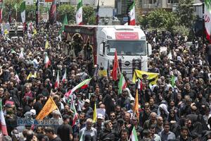 تشییع با شکوه و میلیونی شهدای اقتدار ملی در تهران