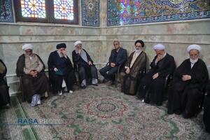 تشییع پیکر آیت‌ الله نعیم آبادی در قم
