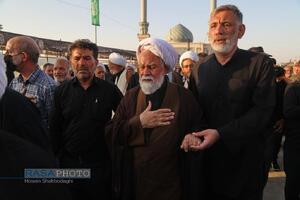 تشییع پیکر آیت‌ الله نعیم آبادی در قم