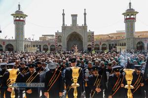 دسته عزاداری خادمان کریمه اهل‌بیت (ع) در روز شهادت امام رئوف (ع)