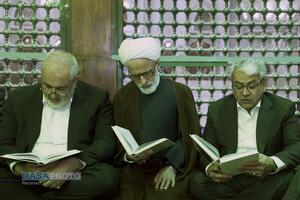 تجدید میثاق رئیس جمهور و اعضای هیئت دولت چهاردهم با آرمان‌های امام راحل (ره)