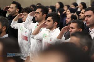 دیدار قهرمانان و مدال‌آوران ورزشی و المپیادهای علمی جهانی با رهبر انقلاب
