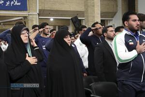 دیدار قهرمانان و مدال‌آوران ورزشی و المپیادهای علمی جهانی با رهبر انقلاب