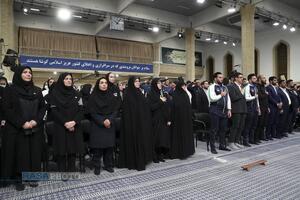 دیدار قهرمانان و مدال‌آوران ورزشی و المپیادهای علمی جهانی با رهبر انقلاب