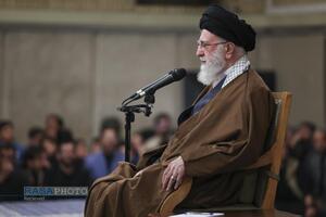 دیدار دانش‌آموزان و دانشجویان با رهبر معظم انقلاب