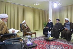 دیدار رئیس قوه قضائیه با مراجع تقلید