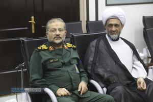 دیدار رئیس سازمان بسیج مستضعفین با مراجع تقلید و علما در قم