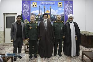 دیدار رئیس سازمان بسیج مستضعفین با مراجع تقلید و علما در قم