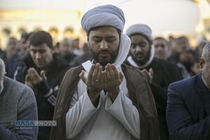 اقامه دومین نماز طلب باران در قم