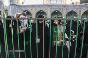 تشییع پیکر پاک ۷ شهید گمنام دفاع مقدس در قم