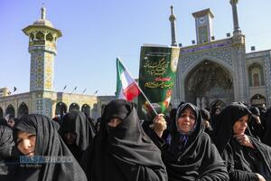 تشییع پیکر پاک ۷ شهید گمنام دفاع مقدس در قم