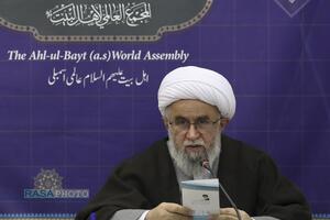 دیدار اعضای ستاد کنگره آیت الله یزدی (ره) بادبیرکل مجمع جهانی اهلبیت (ع)