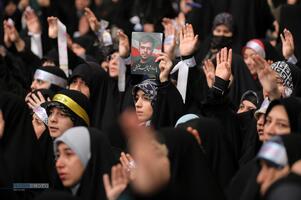 دیدار هزاران نفر از زنان و دختران با رهبر انقلاب