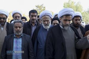 مراسم تشییع و خاکسپاری ابوالشهید حاج‌آقا عبدالله طائب