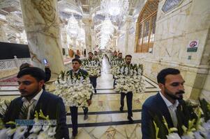 حرم حضرت امیرالمومنین (ع) در آستانه ولادت حضرت زهرا (س)