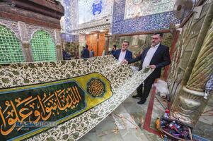 حرم حضرت امیرالمومنین (ع) در آستانه ولادت حضرت زهرا (س)