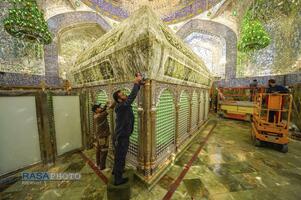 حرم حضرت امیرالمومنین (ع) در آستانه ولادت حضرت زهرا (س)