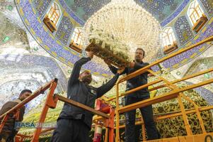 حرم حضرت امیرالمومنین (ع) در آستانه ولادت حضرت زهرا (س)