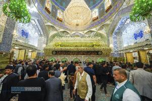 حرم حضرت امیرالمومنین (ع) در آستانه ولادت حضرت زهرا (س)