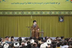 مراسم جشن میلاد حضرت صدیقه طاهره فاطمه زهرا (سلام‌الله‌علیها) با حضور رهبر انقلاب