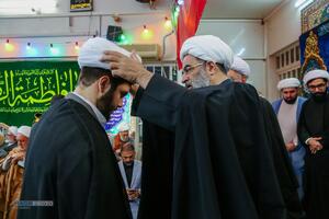 جشن سالروز میلاد حضرت زهرا (سلام‌الله‌علیها) و عمامه‌گذاری طلاب