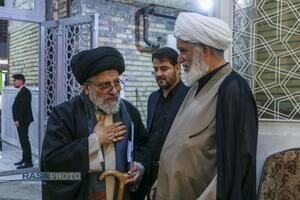 مراسم ختم ابوالزوجه آیت الله کعبی در قم