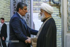 مراسم ختم ابوالزوجه آیت الله کعبی در قم