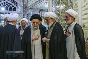 مراسم ختم ابوالزوجه آیت الله کعبی در قم