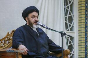 مراسم ختم ابوالزوجه آیت الله کعبی در قم