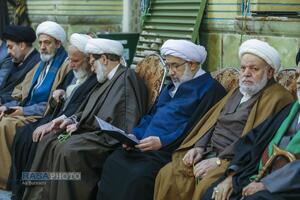 مراسم ختم ابوالزوجه آیت الله کعبی در قم