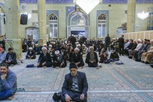 مراسم ختم ابوالزوجه آیت الله کعبی در قم