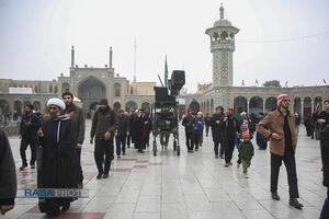 عزاداری روز شهادت امام هادی(ع) در حرم کریمه اهل‌بیت (ع)