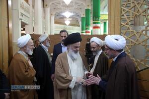 مراسم بزرگداشت آیت‌الله مصباح یزدی در حرم کریمه اهل‌بیت (س)