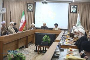 جلسه جامعه مدرسین حوزه علمیه با حضور جبلی رئیس رسانه ملی