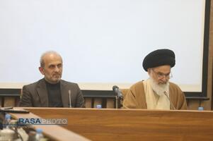 جلسه جامعه مدرسین حوزه علمیه با حضور جبلی رئیس رسانه ملی