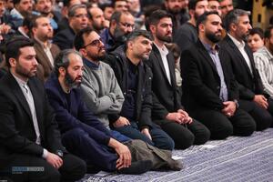 دیدار خانواده شهدای اقتدار با رهبر انقلاب در روز میلاد امیرالمومنین (علیه‌السلام)