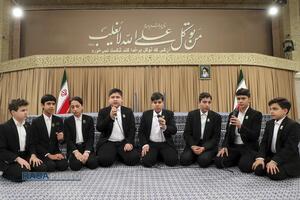 دیدار هزاران نفر از مردم قم با رهبر معظم انقلاب