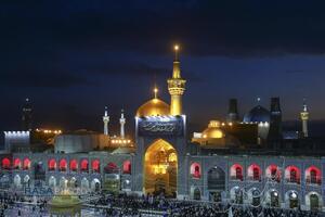 حال و هوای حرم مطهر رضوی در شب شهادت حضرت امام کاظم (علیه‌السلام)